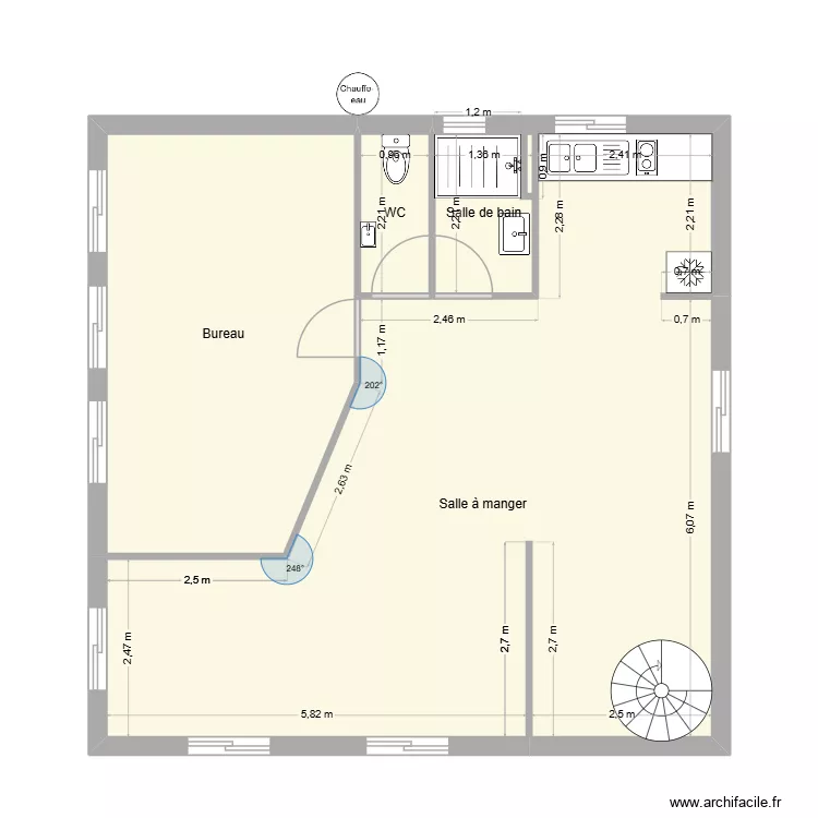 plan bureau GLI modifier. Plan de 4 et 69 m² plan bureau GLI modifier. Plan de 4 et 69 m²