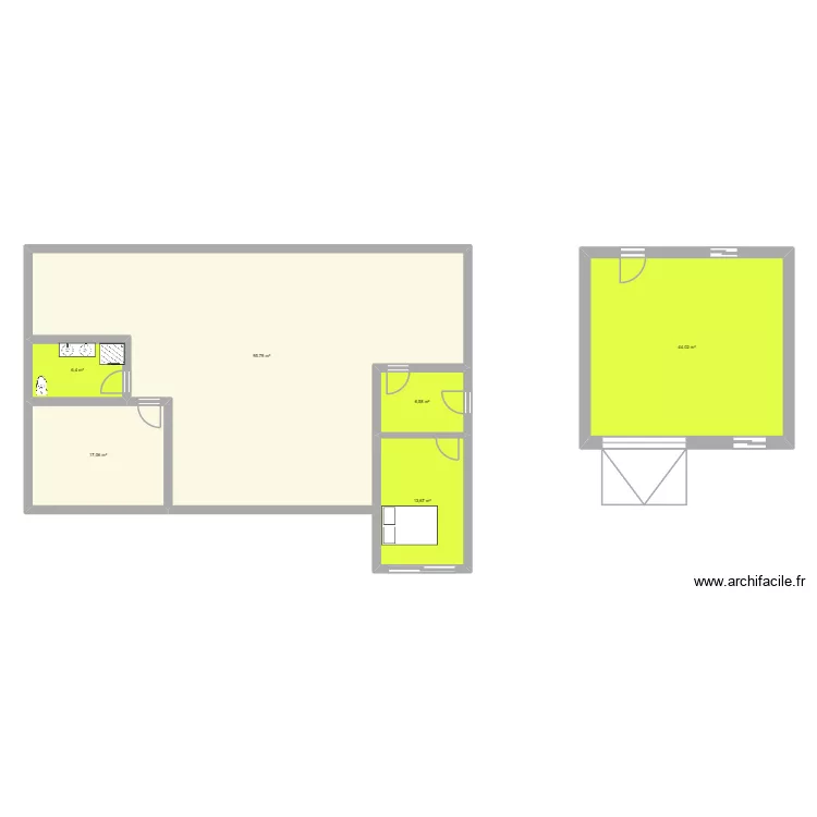 garage. Plan de 