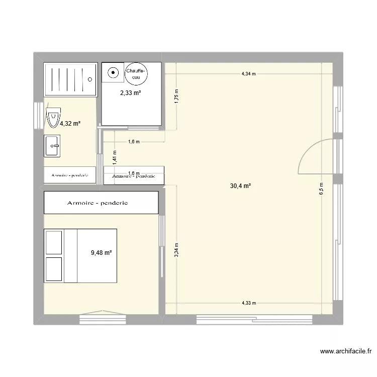 st menet. Plan de 4 et 47 m² st menet. Plan de 4 et 47 m²