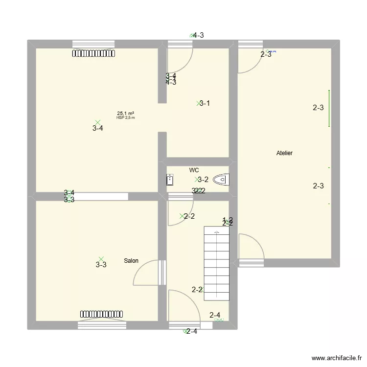 N&deg;29 RDC. Plan de 
