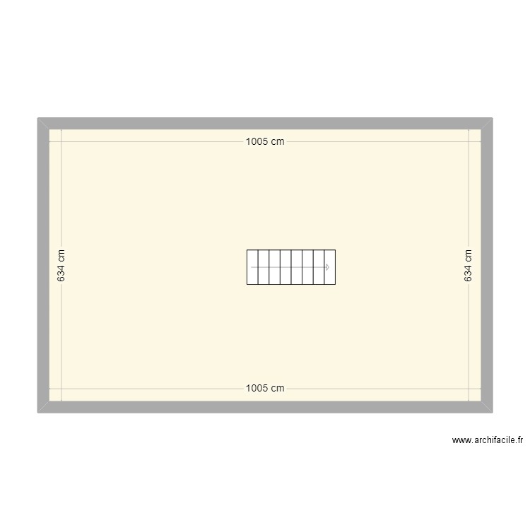 RDC / SOUS SOL. Plan de 1 pièce et 64 m2