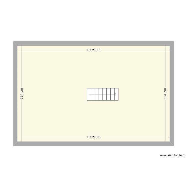 RDC / SOUS SOL. Plan de 1 pièce et 64 m2