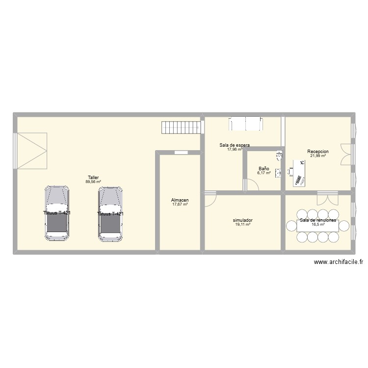 dgzfnhj. Plan de 7 pièces et 189 m2