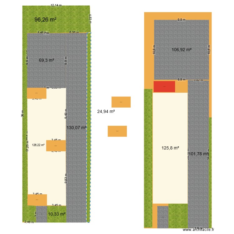 132 Jubinville. Plan de 0 pièce et 0 m2