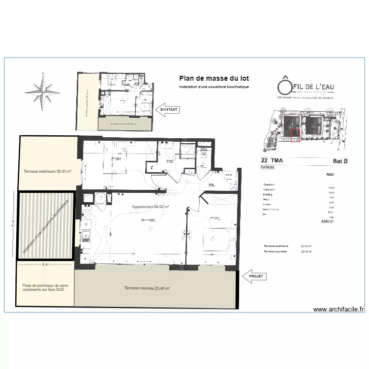 Plan de masse pergola ofildelo. Plan de Plan de masse pergola ofildelo. Plan de