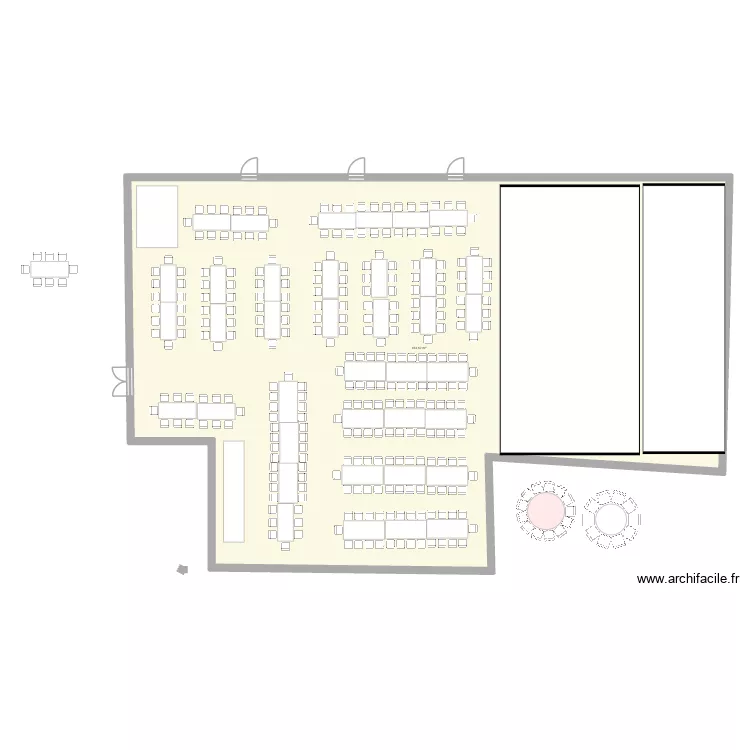 Laurentie rectangle. Plan de 1 et 455 m² Laurentie rectangle. Plan de 1 et 455 m²