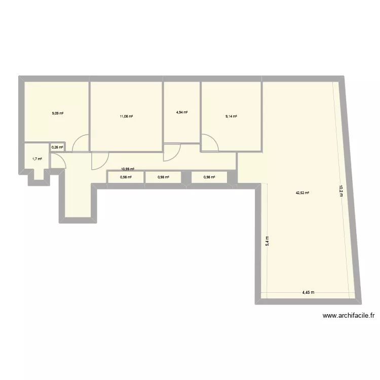Appt. Plan de 11 et 93 m² Appt. Plan de 11 et 93 m²