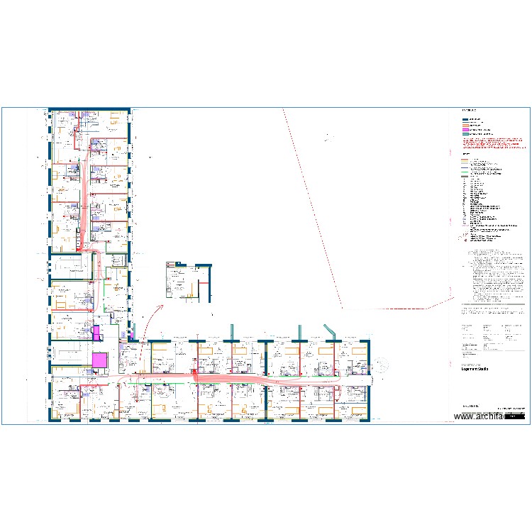 CHEMINEMENT ENEDIS R+2. Plan de 0 pièce et 0 m2