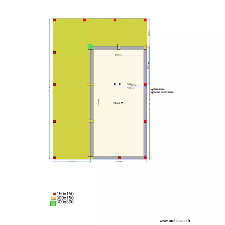 Сваи ЗимаЛето. Plan de 