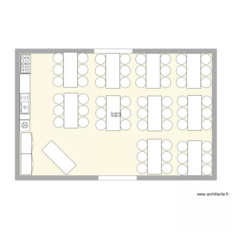 salle 1. Plan de salle 1. Plan de