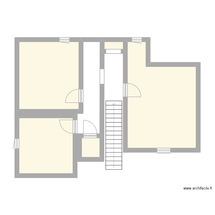 MAISON 2 ETAGE. Plan de 5 pièces et 48 m2