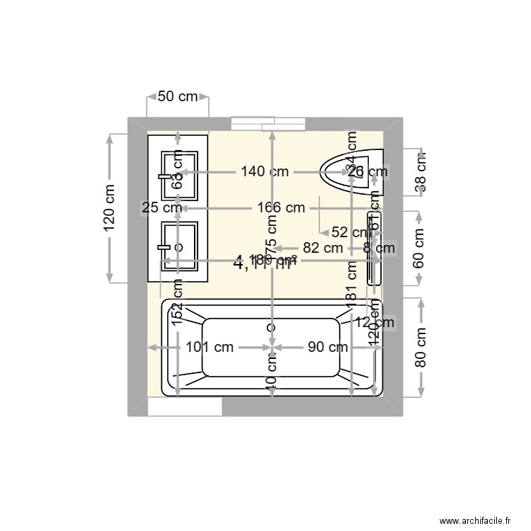 salle de bain 3 sous-sol Exécution . Plan de 0 pièce et 0 m2