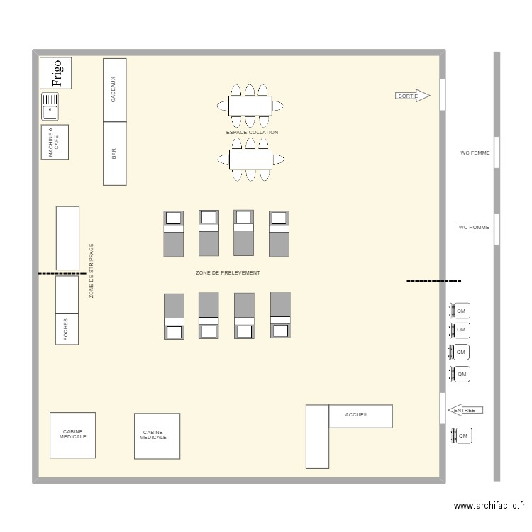 NOTRE DAME GOSSELIES. Plan de 1 pièce et 137 m2