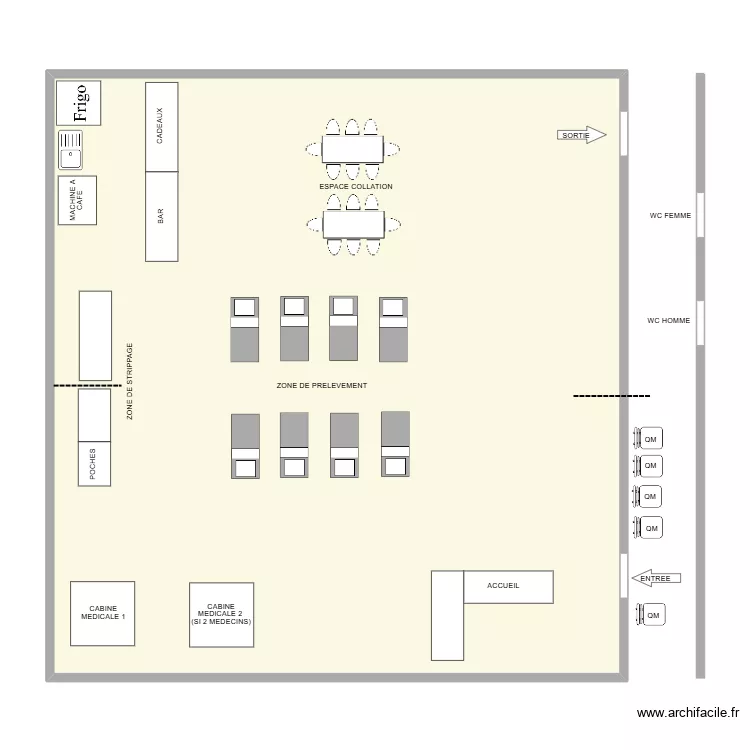 NOTRE DAME GOSSELIES. Plan de 