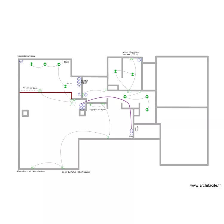 ETCHECOPAR ELECTRICITE. Plan de 7 et 63 m² ETCHECOPAR ELECTRICITE. Plan de 7 et 63 m²