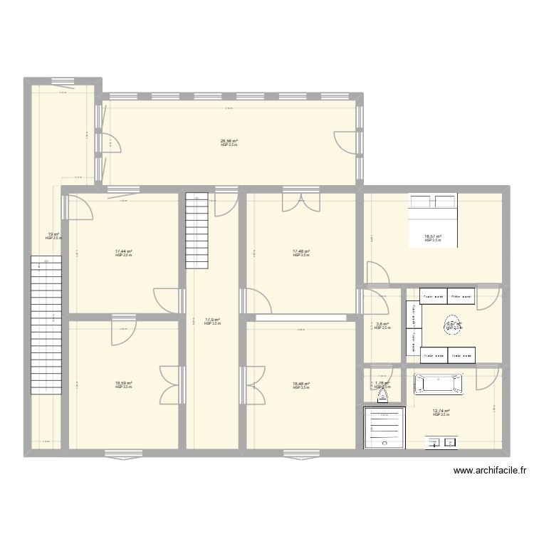 Forchies 2 REEL. Plan de 0 pièce et 0 m2