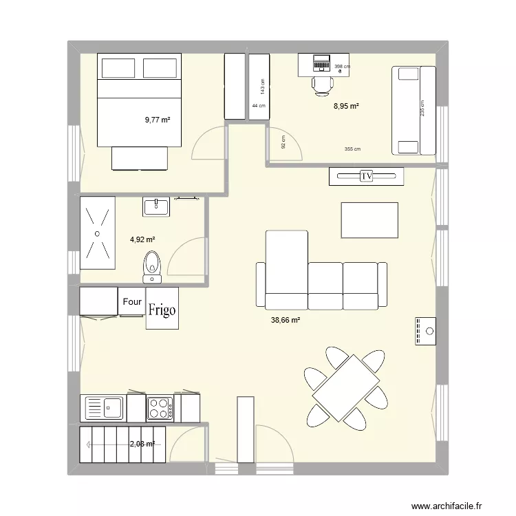 Maison, now 3. Plan de 