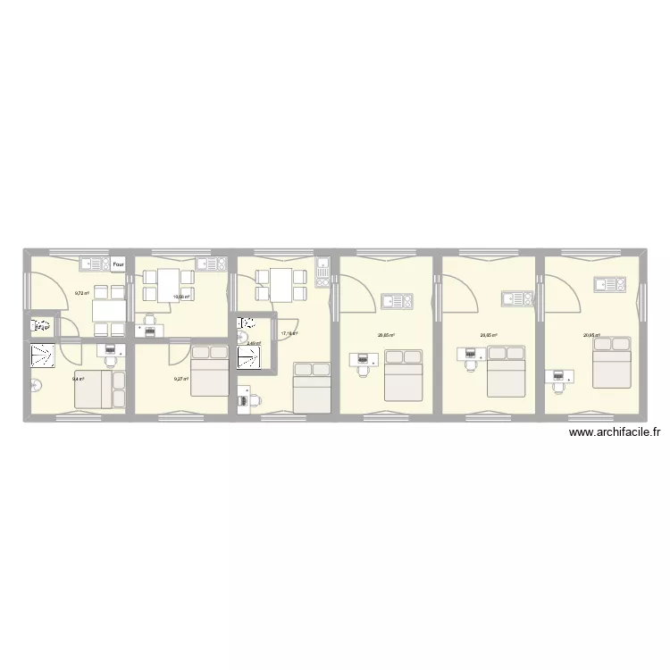test garage multi 2. Plan de 10 Pièces et 122 m²