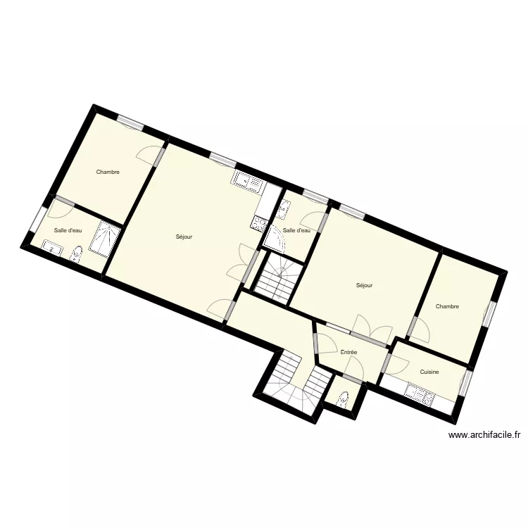 20 mingae R+1. Plan de 