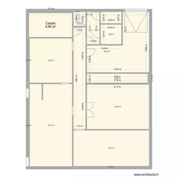 Plan la bijude. Plan de 11 et 168 m² Plan la bijude. Plan de 11 et 168 m²