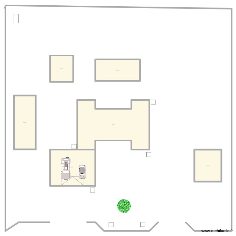 TERRAIN LAROCHE. Plan de 6 pièces et 380 m2