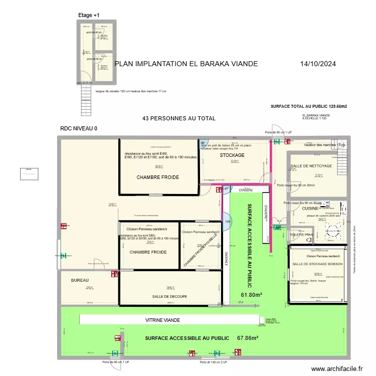 EL BARAKA VIANDE 09/ 2024 IMPLANTATION 1.2. Plan de 