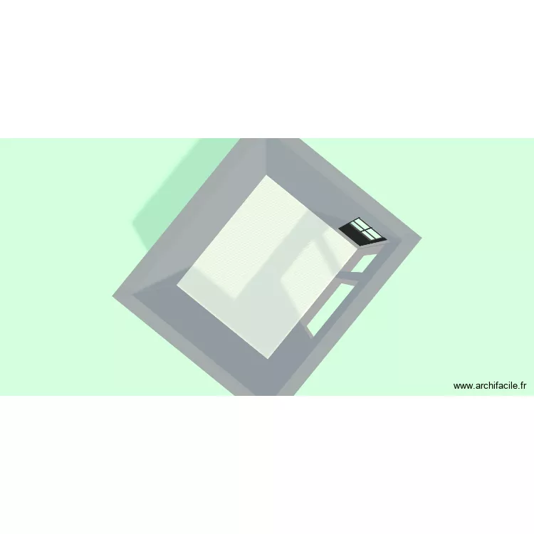 bureau comble. Plan de bureau comble. Plan de