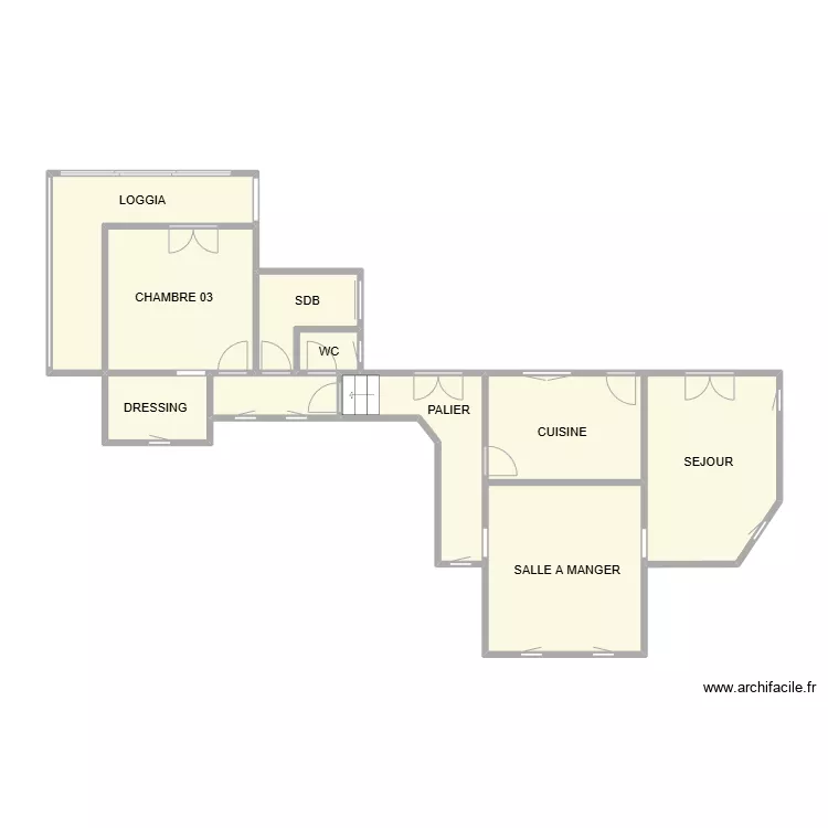 VAUVERT ETAGE BRAILLE. Plan de VAUVERT ETAGE BRAILLE. Plan de