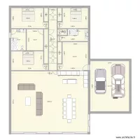 plan 2 rectangles grands - garage a part