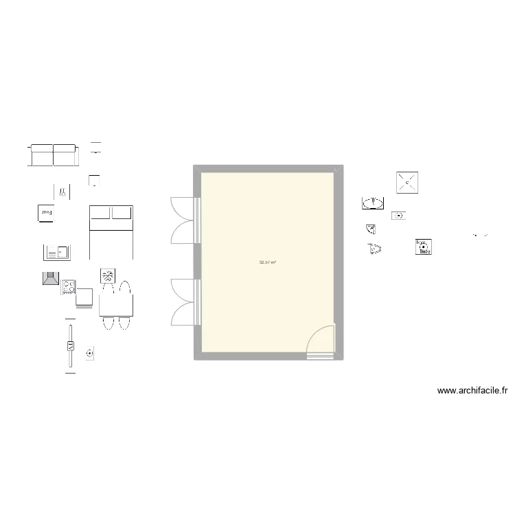 Bons en chablais Julien de base. Plan de 