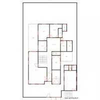 Plan Distribution villa 20x35 RDC 01