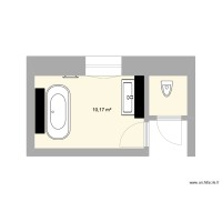 salle de bains R+1 baignoire