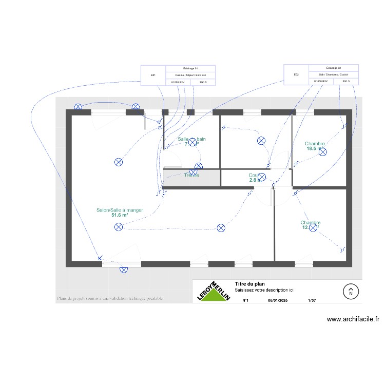 Plan_N0_ECL_Charrier Fini. Plan de 0 pièce et 0 m2