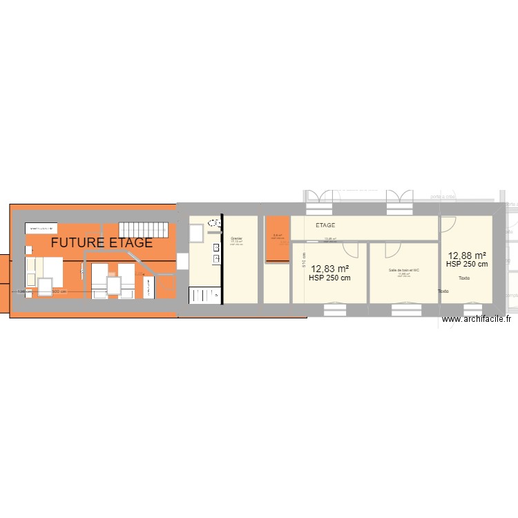 MAISON RDC 2. Plan de 0 pièce et 0 m2