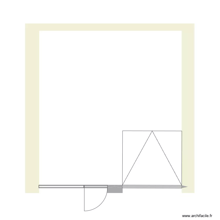 Plan Fa&ccedil;ade bas. Plan de 