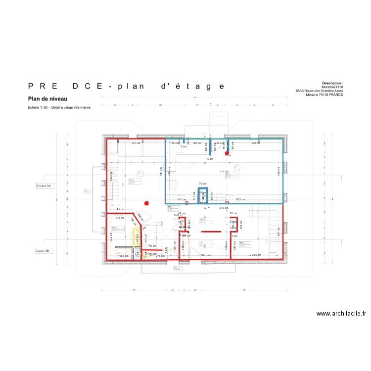 morzine. Plan de 0 pièce et 0 m2