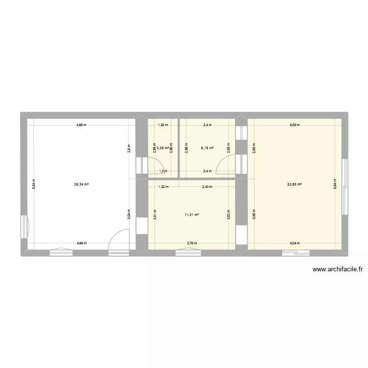 RDC Sougé 22 mars. Plan de RDC Sougé 22 mars. Plan de