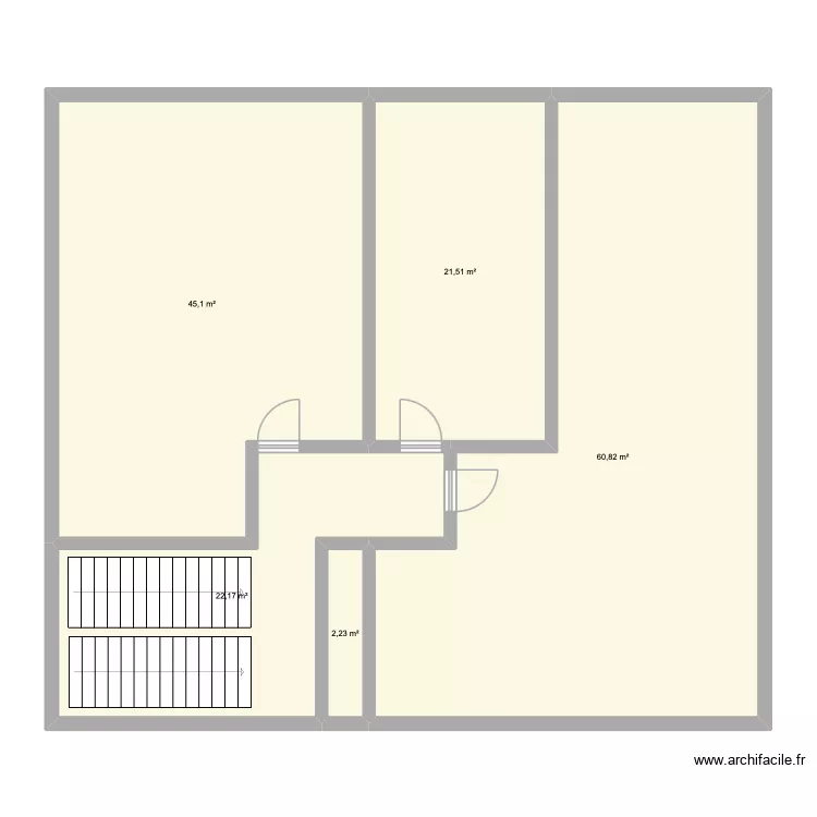+2 &eacute;tage pont. Plan de 5  et 152 m²