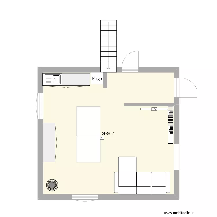 config actuel revisit&eacute;. Plan de 