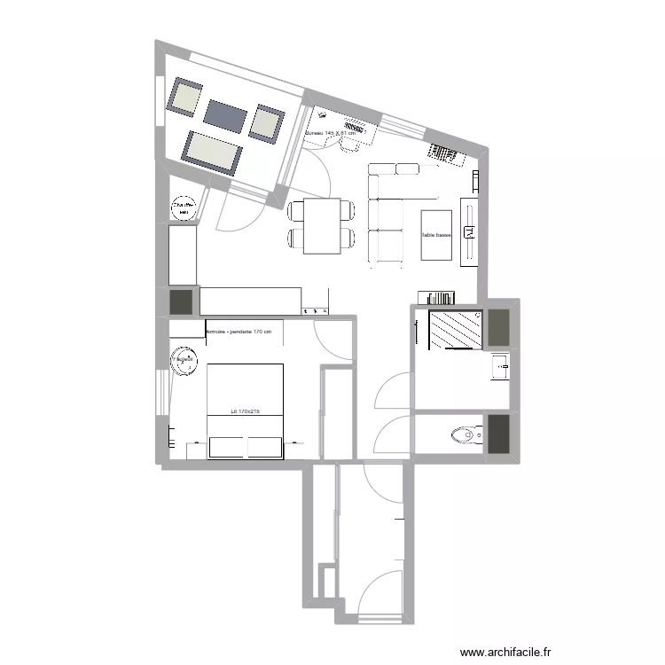 378 Cours emile zola V2. Plan de 
