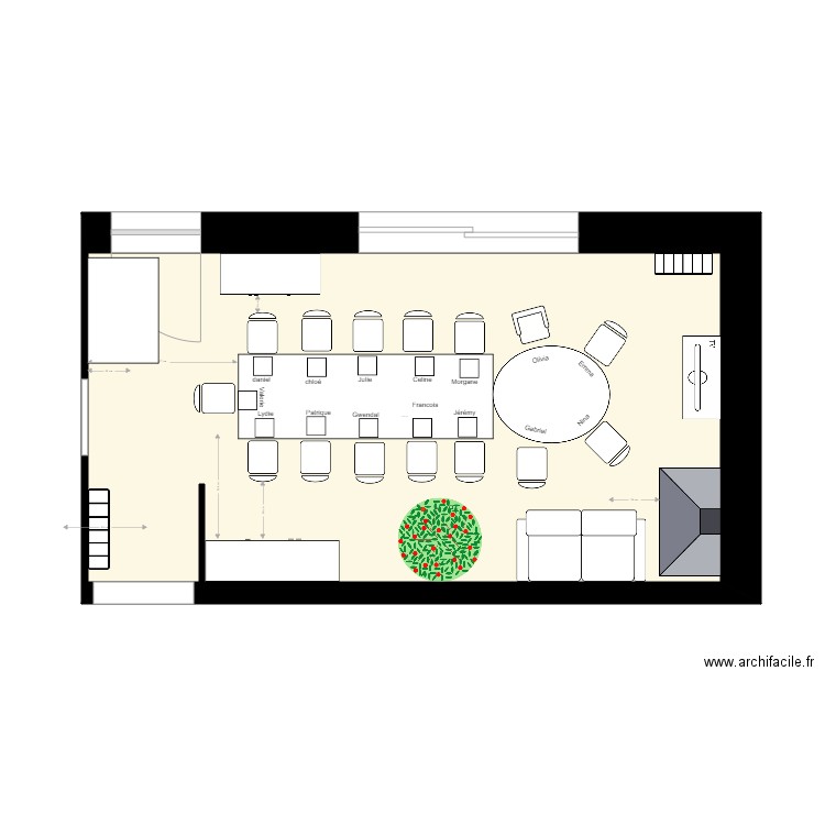maison. Plan de 0 pièce et 0 m2