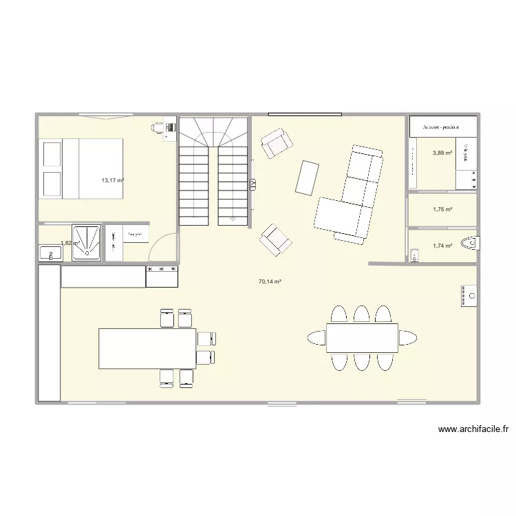 plan rez de chauss&eacute;e. Plan de 
