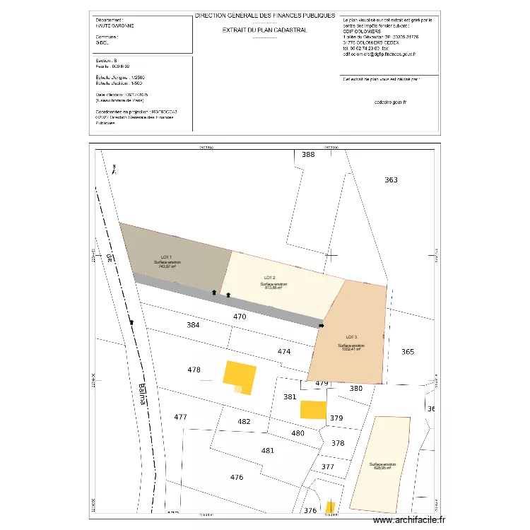 gibel. Plan de gibel. Plan de