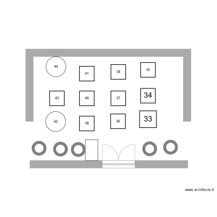 TERASSE. Plan de 0 pièce et 0 m2