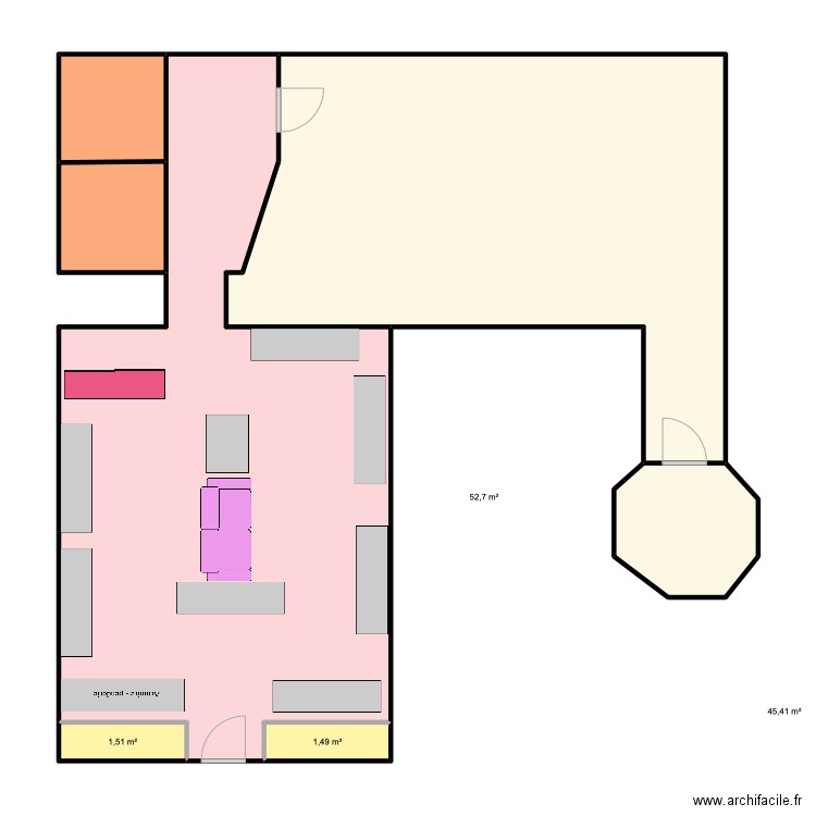 cactus. Plan de 0 pièce et 0 m2