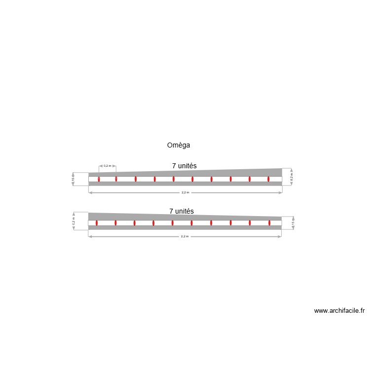 Omega 1. Plan de 0 pièce et 0 m2