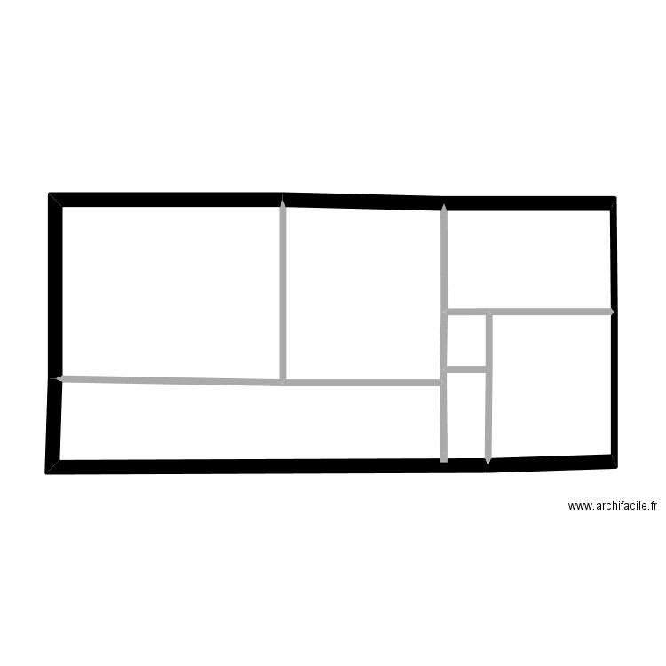 fezignies 3. Plan de 6 pièces et 49 m2