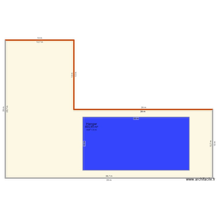 Padel. Plan de 0 pièce et 0 m2