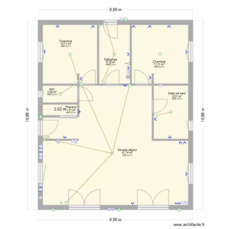 projet logis schéma électrique3. Plan de 7 et 85 m² projet logis schéma électrique3. Plan de 7 et 85 m²