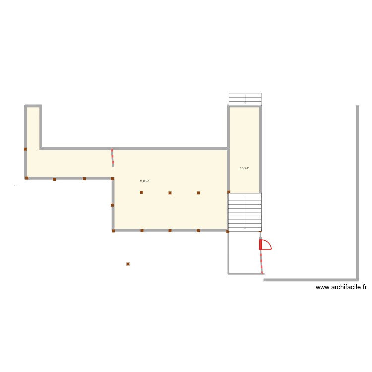 terrasse laurant. Plan de 0 pièce et 0 m2
